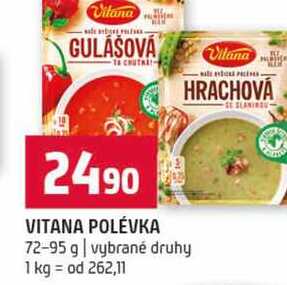 VITANA POLÉVKA 72-95 g vybrané druhy