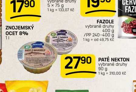 PATÉ NEKTON vybrané druhy 90 g