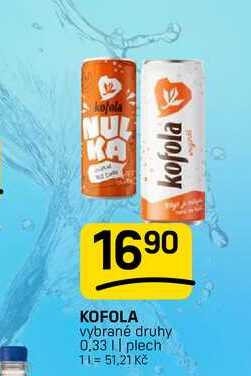 KOFOLA vybrané druhy 0.33 | plech