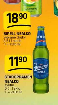 STAROPRAMEN NEALKO světlé 0,5l