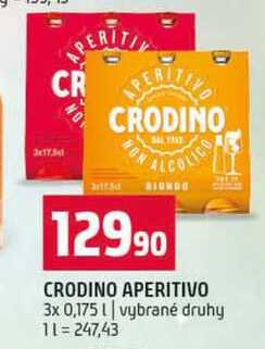 CRODINO APERITIVO 3x 0,175l vybrané druhy