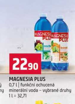 MAGNESIA PLUS 0,7l funkční ochucená my minerální voda vybrané druhy
