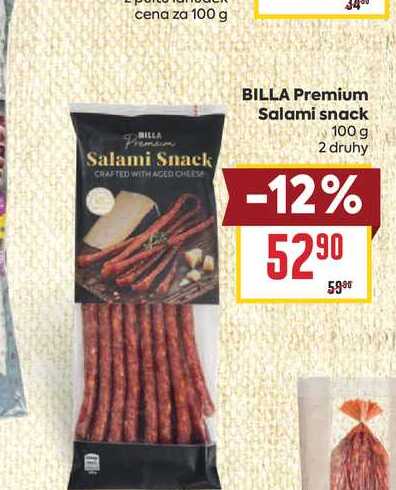 BILLA Premium Salami snack 100 g