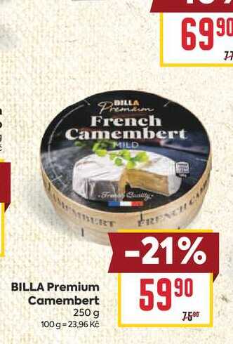 BILLA Premium Camembert 250 g