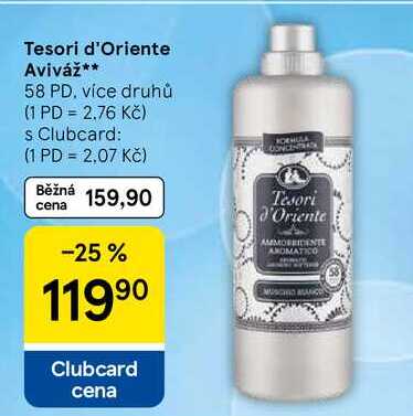 Tesori d'Oriente Aviváž, 58 PD, více druhů  