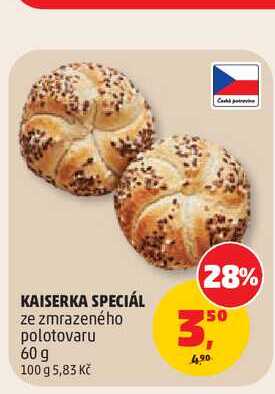 KAISERKA SPECIÁL ze zmrazeného polotovaru 60 g