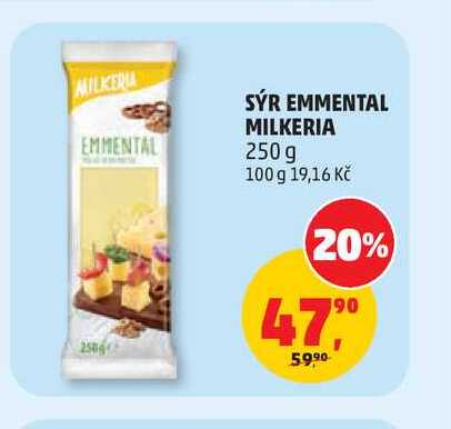 SÝR EMMENTAL MILKERIA 250 g
