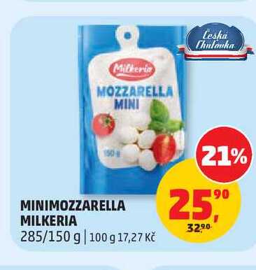 MINIMOZZARELA MILKERIA 285/150g