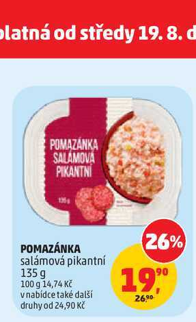 POMAZÁNKA salámová pikantní 135 g