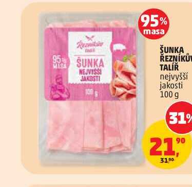 ŠUNKA ŘEZNÍKŮV TALÍŘ 100g