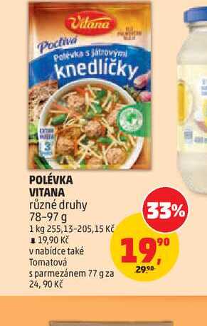 POLÉVKA VITANA různé druhy 78-97 g