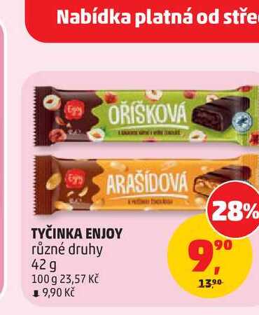 TYČINKA ENJOY různé druhy 42 g