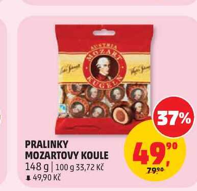 PRALINKY MOZARTOVY KOULE 148g