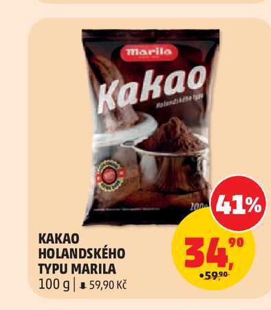 KAKAO HOLANDSKÉHO TYPU MARILA 100 g