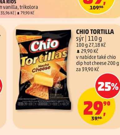 CHIO TORTILLA sýr 110 g