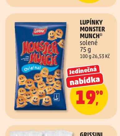 LUPÍNKY MONSTER MUNCH* solené 75g