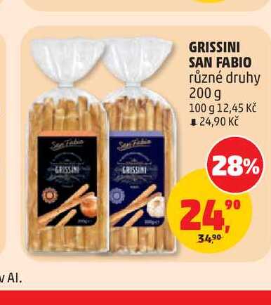 GRISSINI SAN FABIO různé druhy 200 g