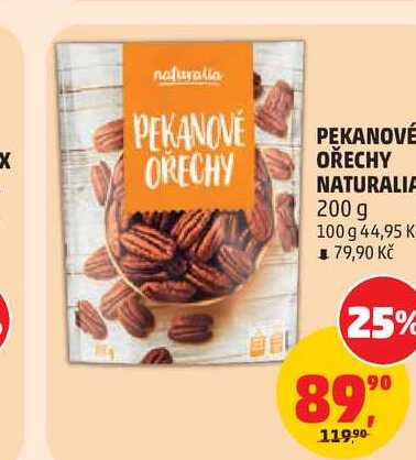 PEKANOVÉ OŘECHY NATURALIA 200g