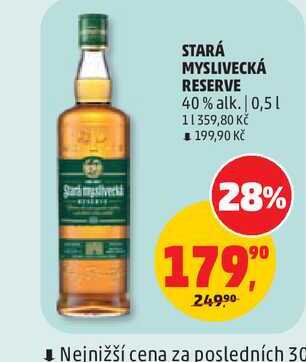STARÁ MYSLIVECKÁ RESERVE 40% alk. 0,5l