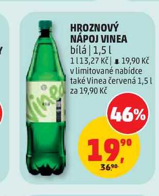 HROZNOVÝ NÁPOJ VINEA bílá | 1,5l