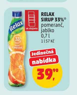 RELAX SIRUP 33% 0,7l