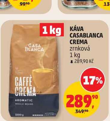 KÁVA CASABLANCA CREMA zrnková 1 kg