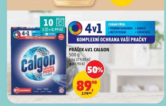 PRÁŠEK 4V1 CALGON 500 g