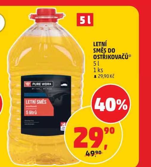 LETNÍ SMĚS DO OSTŘIKOVAČŮ* 5l