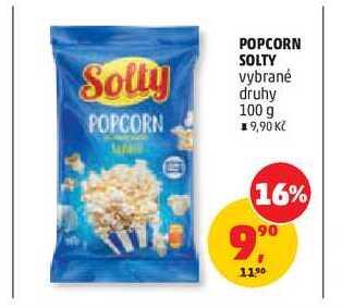 POPCORN SOLTY vybrané druhy 100 g