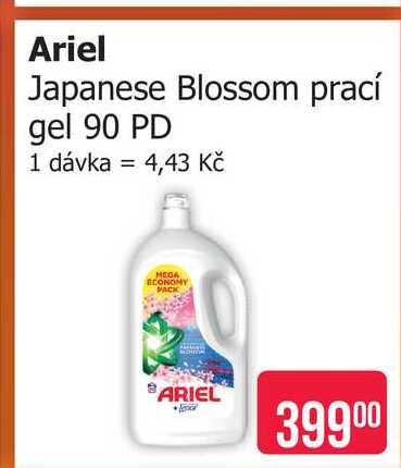Ariel Japanese Blossom prací gel 90 PD 