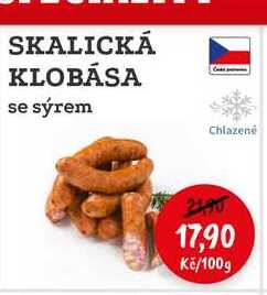 SKALICKÁ KLOBÁSA se sýrem 100g