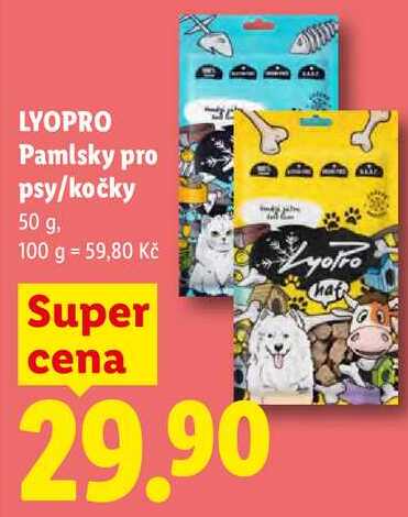 LYOPRO Pamlsky pro psy/kočky, 50 g