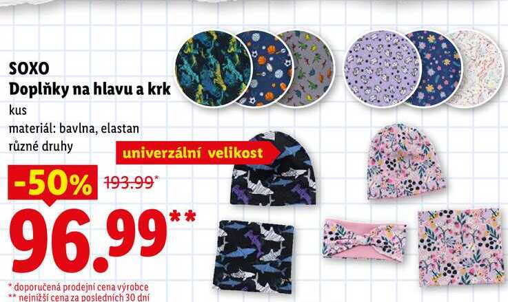 SOXO Doplňky na hlavu a krk 