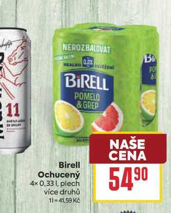 Birell Ochucený 4× 0,331, plech 