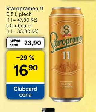 Staropramen 11, 0.5 l, plech