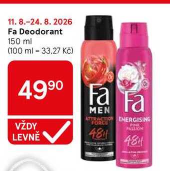 Fa Deodorant, 150 ml