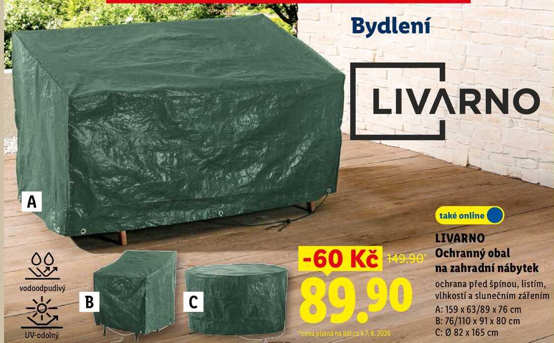 LIVARNO Ochranný obal na zahradní nábytek