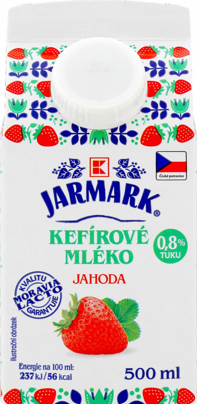 K-Jarmark Kefírové mléko jahoda/meruňka