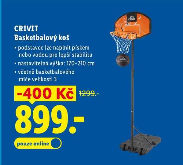 CRIVIT Basketbalový koš