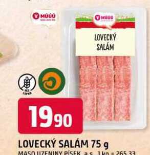 LOVECKÝ SALÁM 75 g