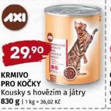 AXI KRMIVO PRO KOČKY 830 g 