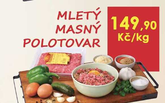 Mletý masný polotovar 1kg