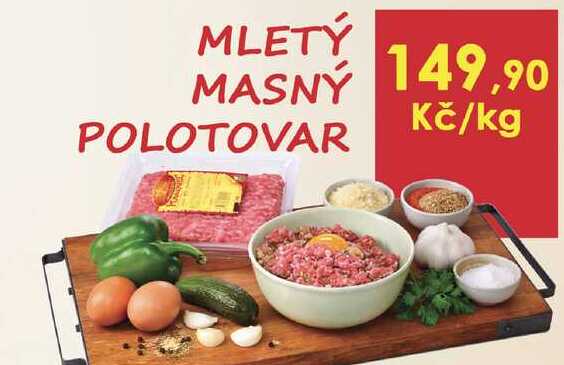 Mletý masný polotovar 1kg