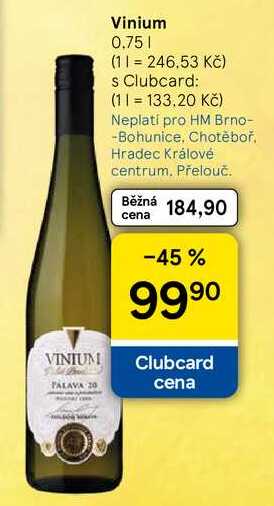Vinium, 0.75 l