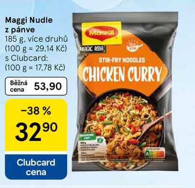 Maggi Nudle z pánve, 185 g, více druhů