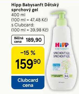 Hipp Babysanft Dětský sprchový gel, 400 ml