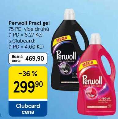 Perwoll Prací gel, 75 PD, více druhů