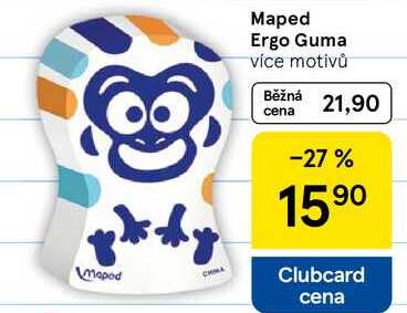 Maped Ergo Guma, více motivů