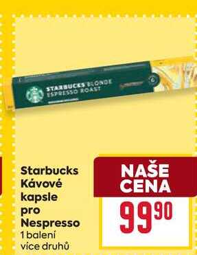 Starbucks Κávové kapsle pro Nespresso 1 balení 