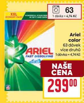 Ariel color 63 dávek